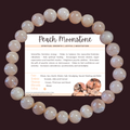 Peach Moonstone Bracelet