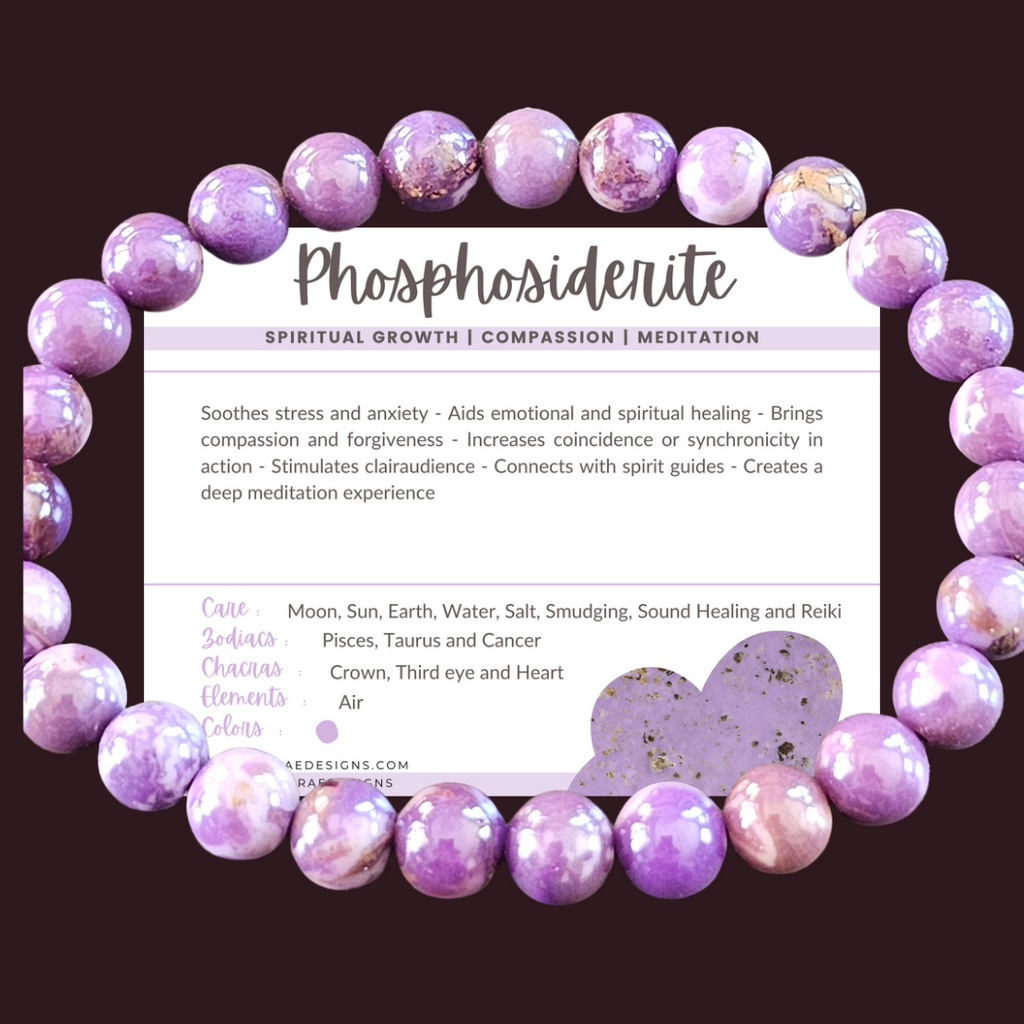 Phosphosiderite Bracelet