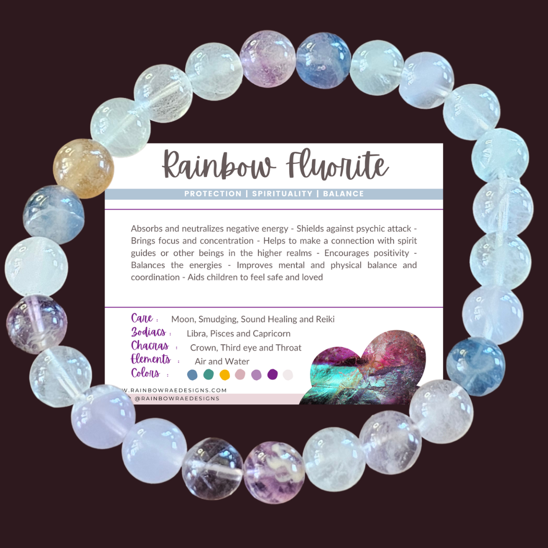 Rainbow Fluorite Bracelet