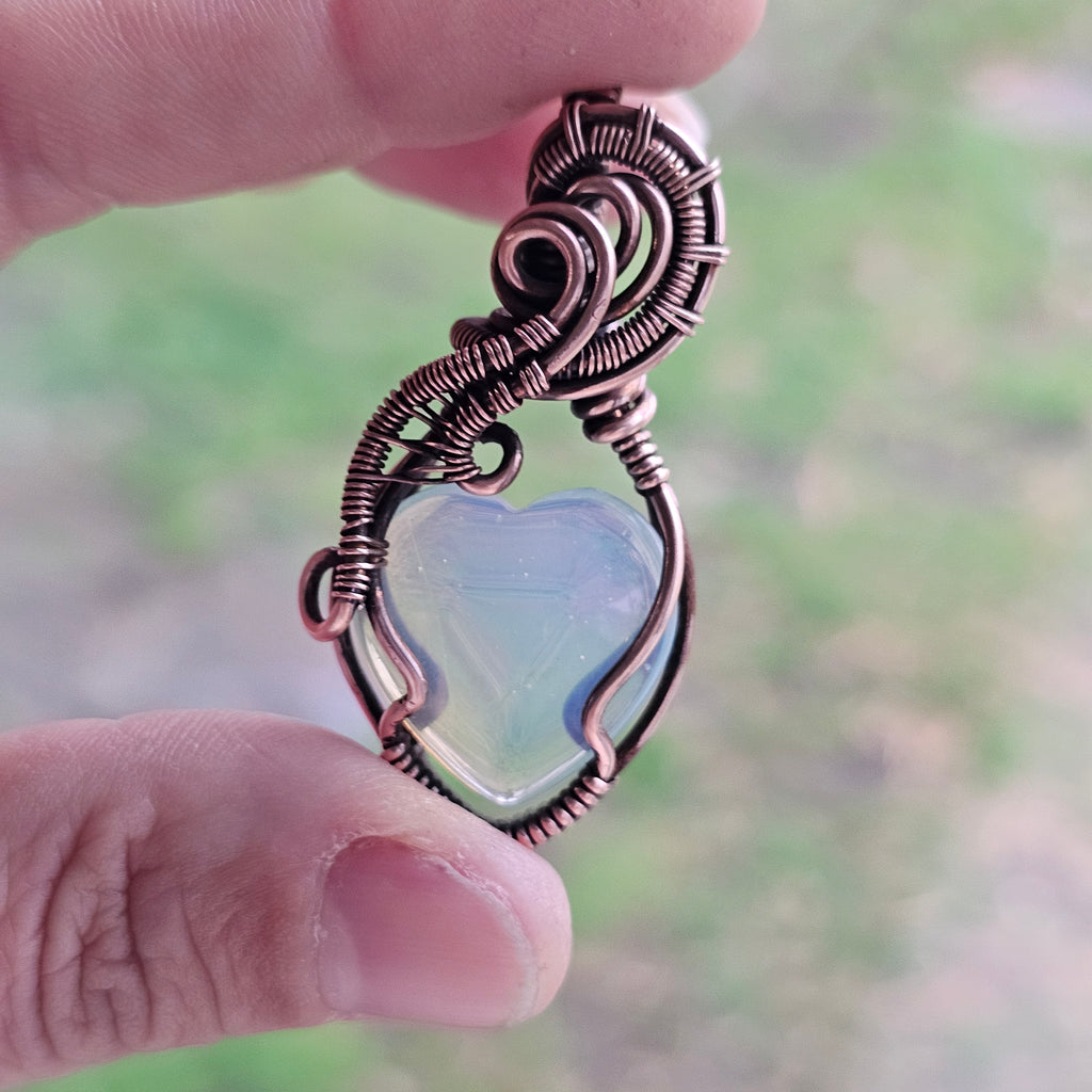 Opalite pendant necklace