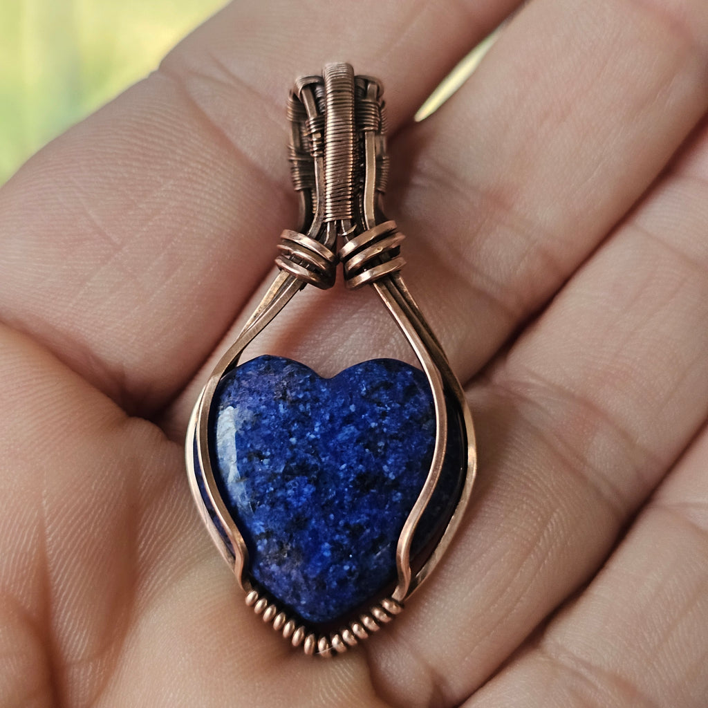 Lapis Lazuli Heart Pendant