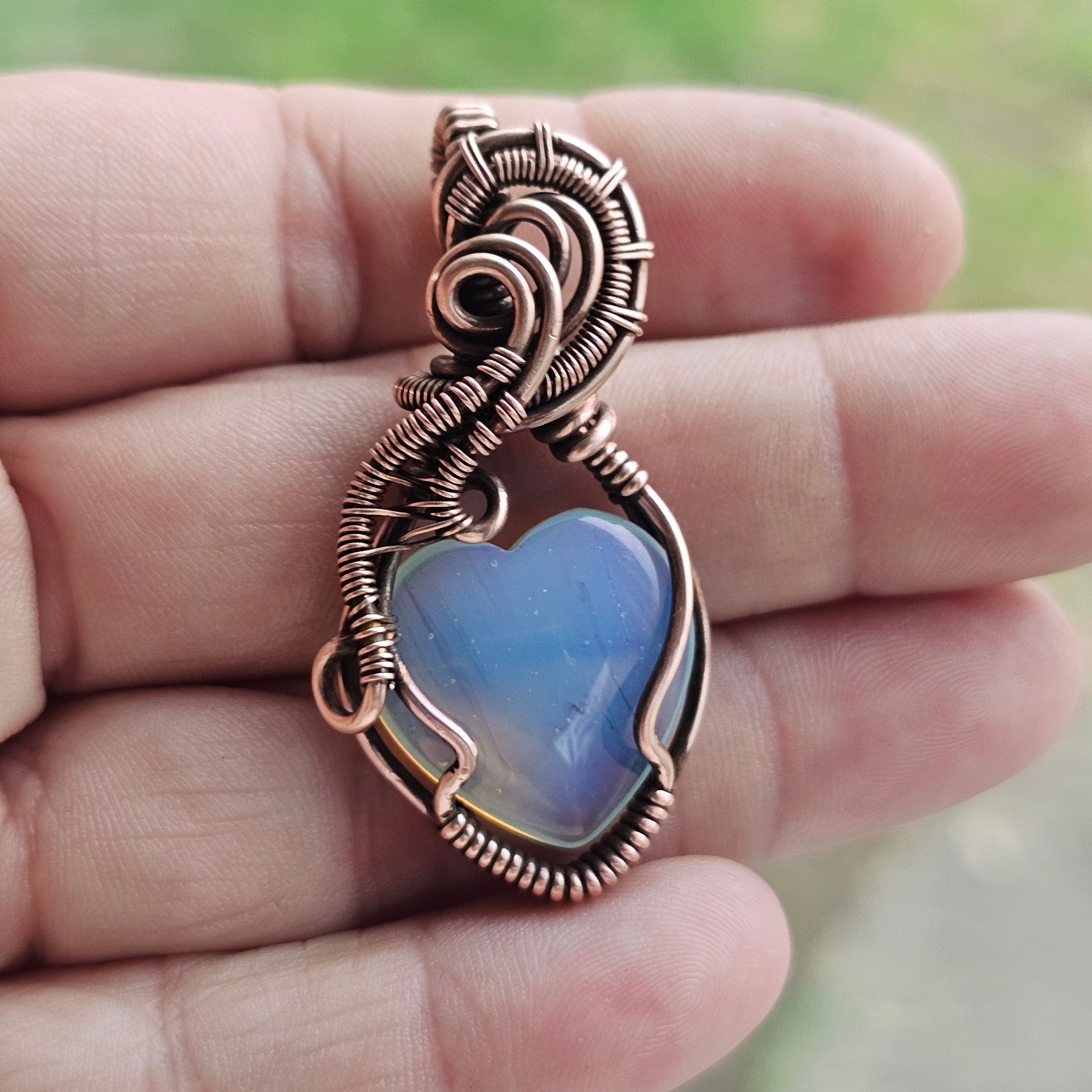 Opalite pendant necklace