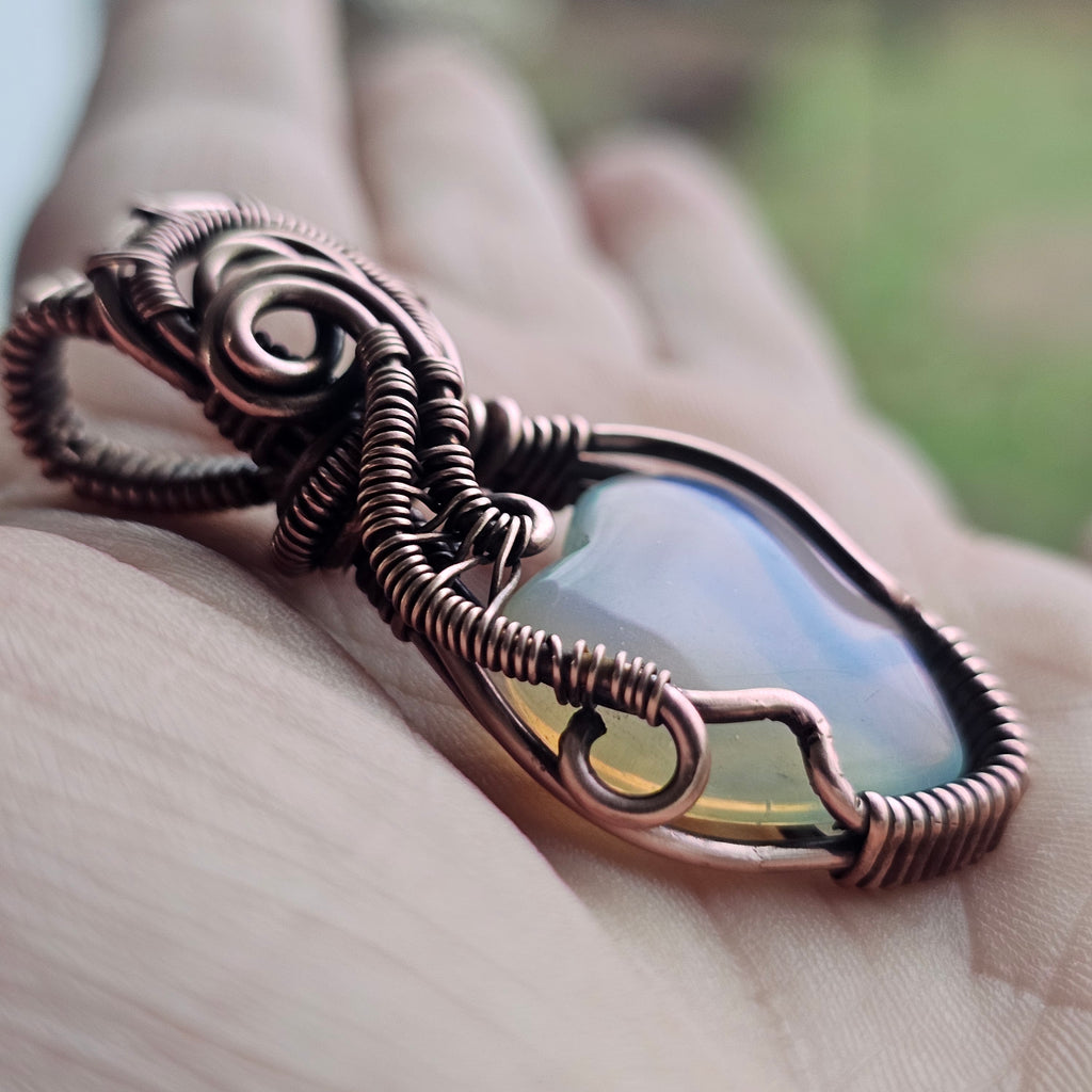 Opalite pendant necklace
