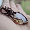 Opalite pendant necklace
