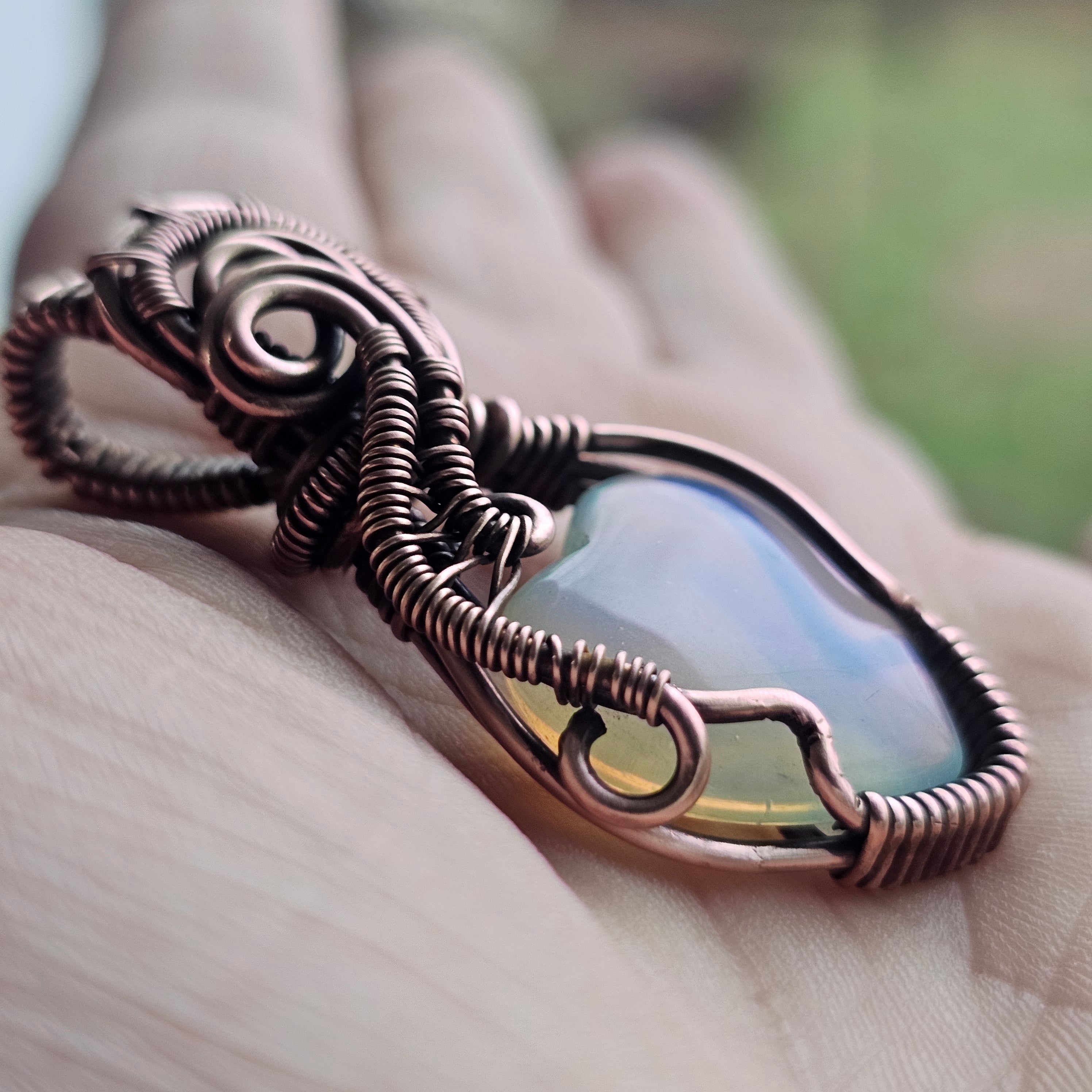 Opalite pendant necklace