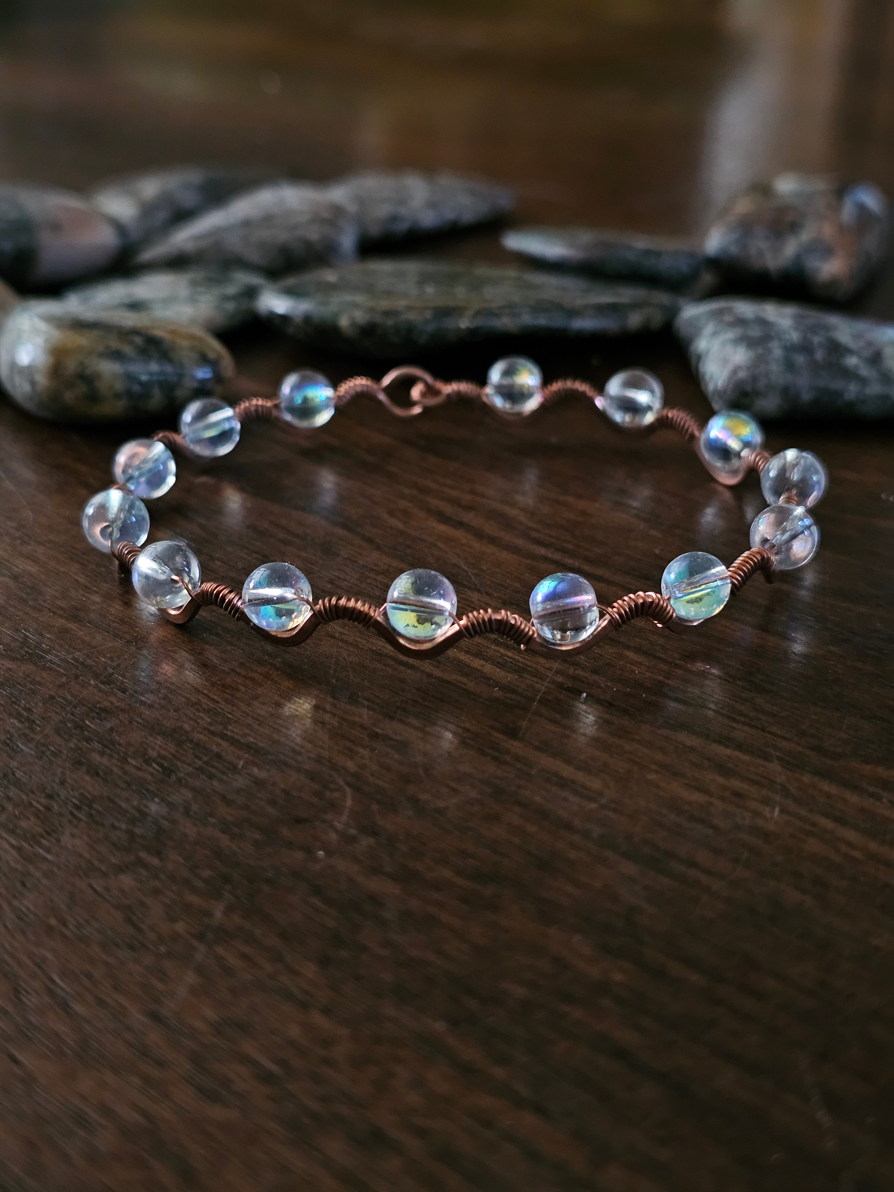 Tidal Wave Copper Bangle